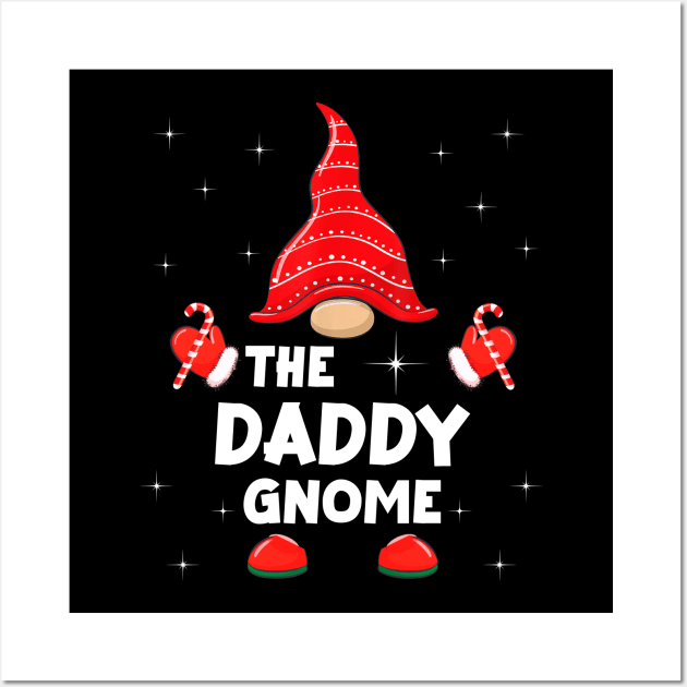 The Daddy Gnome Matching Family Christmas Pajama Wall Art by Foatui